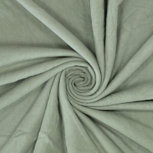 Knitted double brushed rib deep olive