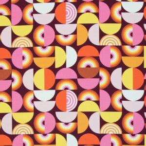 Canvas Geomatric pink