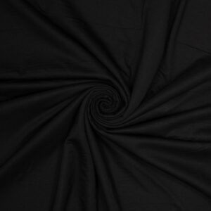 French terry bamboo black