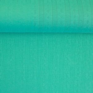 Ajours katoen-tricot mint