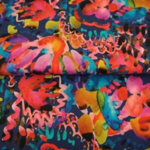 Katoen-tricot Crafty Artwork marine