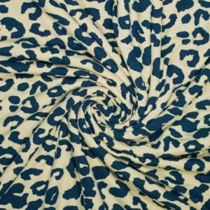 Heavy jogging biologisch leopard blue