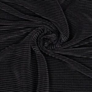 Plissé black Coupon ca 220 x 160 breed
