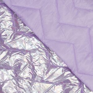 Woven quilted Zigzag Lilac