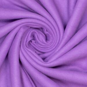 Knitted double brushed rib amethyst
