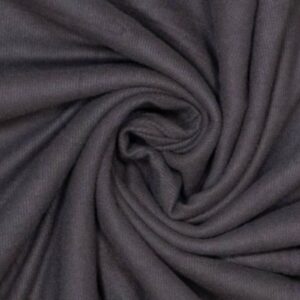 Knitted double brushed rib black