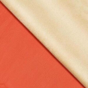 Knit leather look koraal rood