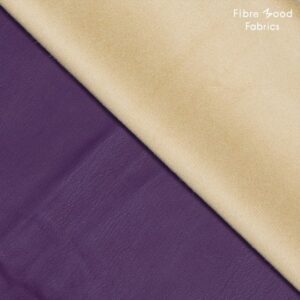 Knit leather look aubergine