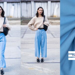 Woven vi/pl ,tencel finished skye blue 824