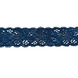 Rekbaar kant jeans blauw